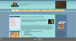 Desktop Screenshot of deluxechesssets.com